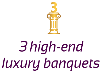 3 High-End Luxury Banquets